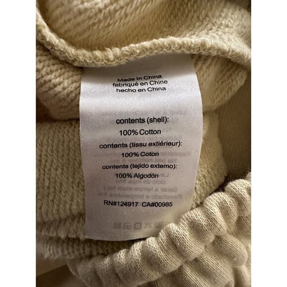 WeWoreWhat Off White lounge wear jogger sweatpants Size XS Color :Hay - Picture 6 of 9